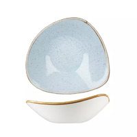 230mm Triangular Bowl Duck Egg 