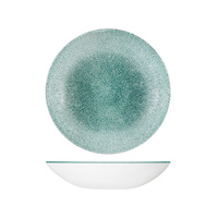 248mm Coupe Bowl Raku Jade Green - Churchill