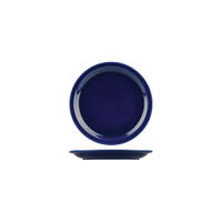 165mm Healthcare Plate Solid Blue