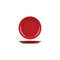 230mm Healthcare Plate Solid Red
