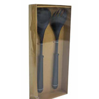 28cm Salad Servers - Nero Black
