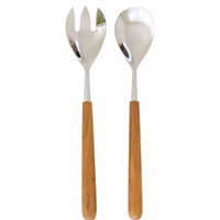 33cm  Salad Servers - Aidan Wood 