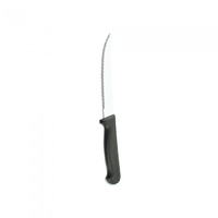 Steak Knife Black Plastic Handle