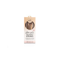 Rose Gold Mixed Straw pack