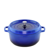 AluChef Round Casserole Blue - For EcoServe Large Stand