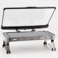 ECO Serve Self Closing Glass Cover for GN1 - Lid Only