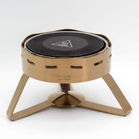 ECO Serve Large Round Buffet Stand PVD Rose Gold - Base Only