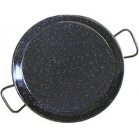 100mm Tapa/Paella Pan-Black Enamel