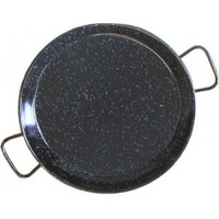 120mm Tapa/Paella Pan-Black Enamel