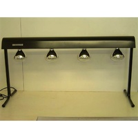 Hayman Heat Light Station Black - 4 Lamp