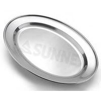 250mm Oval Stainless Steel Platter