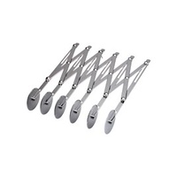 7 Wheel Dough Divider - Stainless Steel