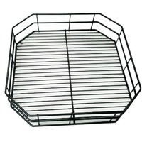 435x435mm  Black  Glassrack