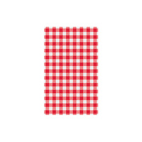Gingham Red Greaseproof Paper (Pkt of 200)