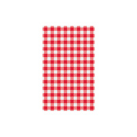 Gingham Red Greaseproof Paper (Pkt of 200)