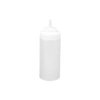 480ml Squeeze Bottle Clear, wide mouth