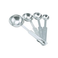 4 Piece Measuring Spoon Set - Stainless Steel (66468)