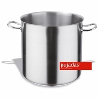 10 Ltr Stockpot Without Lid -Stainless Steel Pujadas - 240 x 240mm