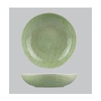 215mm Textured Green Bowl- Longfine