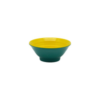 88mm Sauce Dish Yellow/Lime Green Melamine