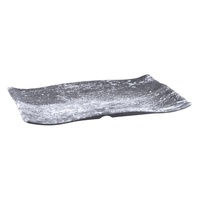 400x280mm Rectangular Tray Endure Weathered Pewter Cheforward