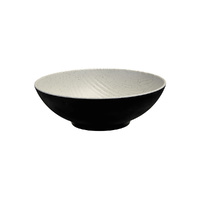 330mm Round Bowl, Stone Natural/Black, Cheforward