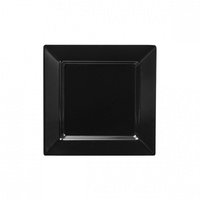 255x255mm Square Black Platter Melamine