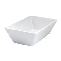 250 x 150 x 70mmH White Melamine Dish