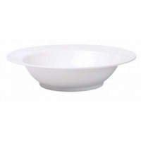 380mm Round Salad Bowl White - Melamine