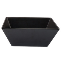300 x 300 x 115mmH Black Square Bowl - Melamine