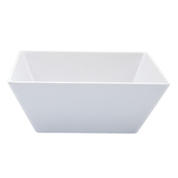 300 x 300 x 115mmH White Square Bowl - Melamine