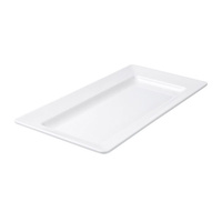 560 x 322mm Rectangular Wide Rim Platter - Melamine