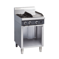 Moffat Cobra Gas 2 Hobs and 300mm Grill On Open Cabinet Base 