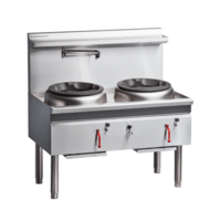 Moffat Cobra Gas Waterless Wok with 2 Chimney burners