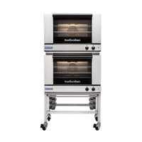 Moffat E27M3/2C Double Electric Convection Oven On Stand