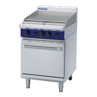 Blue Seal G504B Gas Static Oven With Grill Plate - 600mm Wide