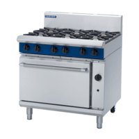 Blue Seal  G506D  Gas Static Oven With 6 Hobs - 900mm Wide