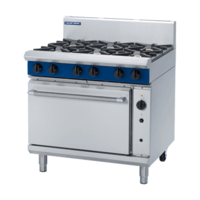 Blue Seal  G56D  Gas Convection Oven With 6 Hobs - 900mm Wide