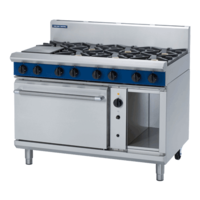Gas Range 8 Hob Turbo Oven
