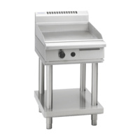 Waldorf Low Profile Gas Griddle on Leg Stand, 600mm Wide x 805D