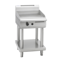 Waldorf Low Profile Gas Griddle on Leg Stand, 600mm Wide x 805D