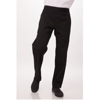 Slim Black Chefs Pants