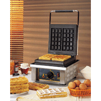 Rollergrill Single Head Waffle Iron - Bruxelles (3x5 squares) 