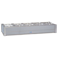Roband Bain Marie With 6x1/2 Pans (100mm) & Lids - 1030x615x255mmH