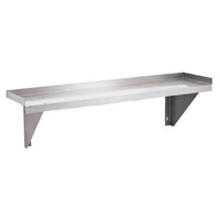 1200mm Solid Wall Shelf S/S