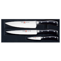 Wusthof 3 Piece Cooks Knife - Black