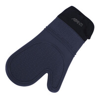 Oven Mitt/Glove Charcoal Silicone Fabric
