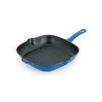 250mm Cast Iron Frypan Sky Blue - Chasseur
