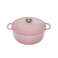 260mm Cast Iron Round French Oven (5.2 litre) Cherry Blossom - Chasseur