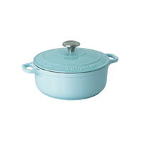 260mm Cast Iron Round French Oven (5.2 litre) Duck Egg Blue - Chasseur